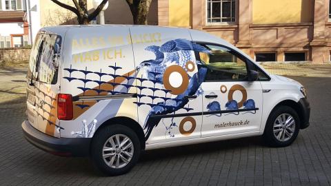 Malerhaucks neuestes Auto – für den Betriebsmeister Herr Habicht
